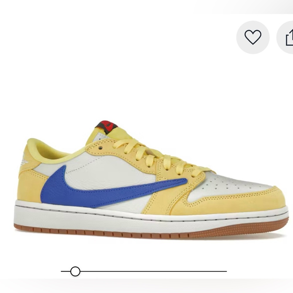 Authentic Jordan 1 Retro Low OG SP
Travis Scott Canary